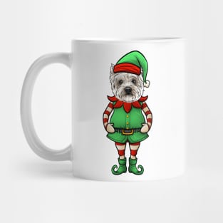 Westie Christmas Elf Mug